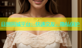 日照同城平台：快速交友，隐私保护