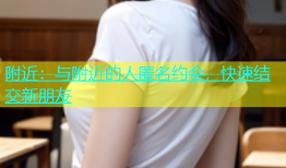 附近：与附近的人匿名约会，快速结交新朋友