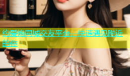 约爱炮同城交友平台，快速遇见附近的你