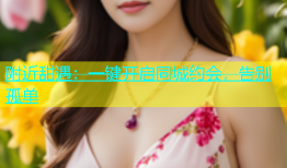 附近甜遇：一键开启同城约会，告别孤单