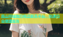 昆山同城炮约电话联系平台，快速约会便捷服务