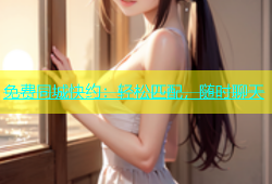 免费同城快约：轻松匹配，随时聊天