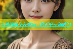 约爱同城交友微信，附近好友随时约