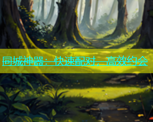 同城神器：快速配对，高效约会